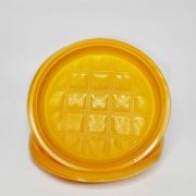 Тарелка 205мм жёлтая «Пикничок» (10шт/1уп)