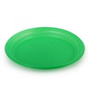 Тарелка 205мм зелёная «Пикничок» (10шт/1уп)