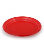Тарелка 205мм красная «Пикничок» (10шт/1уп)