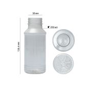 _ПЭТ-бутылка+пробка 0,250л круглая (1шт/250/2500)