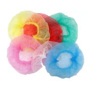 Шапочка-берет однораз. Шарлотта нетк. ассорти 100шт (1уп/10)