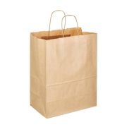 Пакет-сумка крафт с кручен. ручками 26+15х35 (1шт/250)