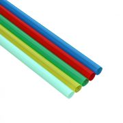 Трубочки прямые цветные Milk 8х240мм 250шт (1уп/23)