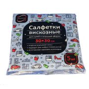 Салфетка вискозная КП 30х38 (5шт/1уп/50уп)