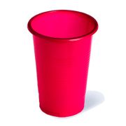 Стакан 200мл красный 100шт (1уп/30)