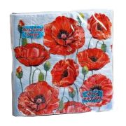 Салфетки 20л 2-х сл. Маковая поляна 33х33 (1уп/20)