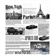 Пакет вур Газета ПВД 50х60 120мкм (25шт/300)