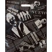 Пакет вур Газета чёрный 39х49 85мкм (50шт/100)