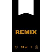 Пакет майка Ремикс чёрная  ПНД 30х55 35мкм (50шт/1000)