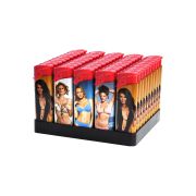 Зажигалка Oney TA-09 турбо плёнка Девушки (50шт/1000)