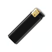 Зажигалка СL-01(04) многораз. резина чёрн. золото (1шт/50)