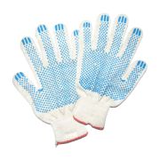 Перчатки х/б белые с ПВХ (1пара/10/300)