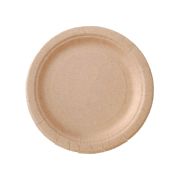 Тарелка бум. крафт 180мм (100/500шт)