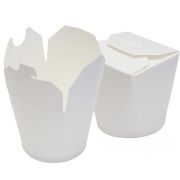 Упаковка д/лапши бел. China Pak 500мл 95х95х100 (35шт/420)