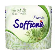 Бумага туал. Soffione Premio ассорт. 3-х сл. 4 рулона (1уп/10)