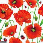 Салфетки 20л 2-х сл. Маки 33х33 (1уп/20)