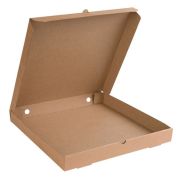 Коробка под пиццу кор гофра Бур/Бел 250х250х45 (1шт/50/900)