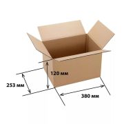 Гофроящик № 282 (380х253х120 1шт/20)