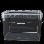 Контейнер 11л прямоуг. прозрачн.БЕЗ КРЫШКИ с ручкой 366х243 (1шт)