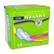 Прокладки гиг-е МИЛАНА Классик Софт Нормал 4 капли 10шт (1уп/48)