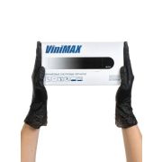 Перчатки виниловые ЧЁРНЫЕ неопудренные XL 50пар (1уп/10)